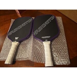 2x Washington Pickleball Paddle‎ Pro-Performance  Carbon Fiber Elongated